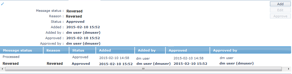 Message Status_Added details