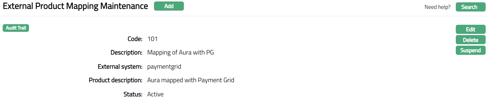 External Product Mapping | Documentation