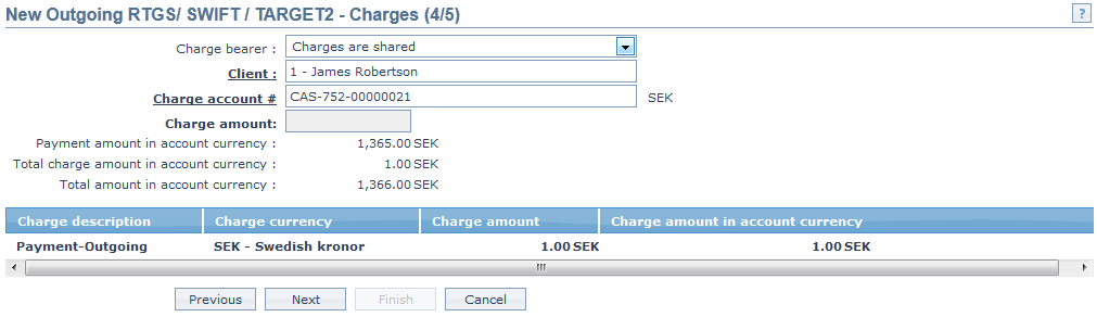 New Outgoing RTGS,SWIFT,TARGET2 - Charges
4_5